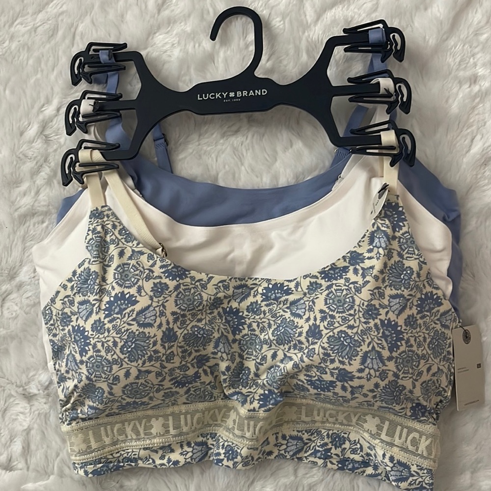 NEW Lucky Brand Lounge Bras - size L